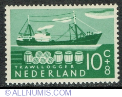 Image #1 of 10 + 8 Centi 1957 - Trawllogger