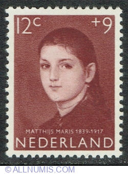 Image #1 of 12 + 9 Cents 1957 - Matthijs Maris - Portrait of a Girl