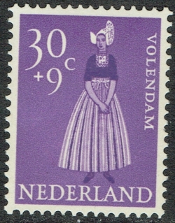 Image #1 of 30 + 9 Cents 1958 - Costume of Volendam