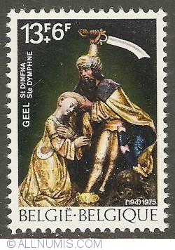 Image #1 of 13 + 6 Francs 1975 - Saint Dymphna