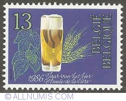 Image #1 of 13 Francs 1986 - Belgian Beer