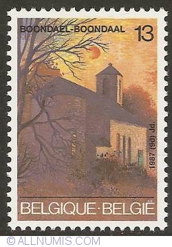 13 Francs 1987 - Brussels - Boondaal Chapel