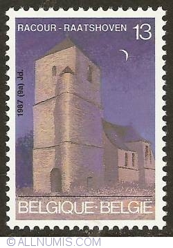 13 Francs 1987 - Raatshoven - St. Christopher Church