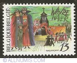 Image #1 of 13 Francs 1987 - Wavre - Jeu de Jean et Alice