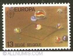 Image #1 of 13 Francs 1989 - Children's Games - Marbles