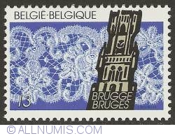 13 Francs 1989 - Lace of Bruges