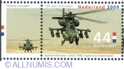 44 Euro cent 2009 - Apache helicopter, 1998