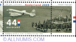 44 Euro cent 2009 - DC-2 „Uiver” în Melbourne, 1934