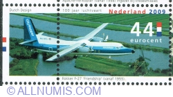 Image #1 of 44 Euro cent 2009 - Fokker F-27 Friendship, 1955