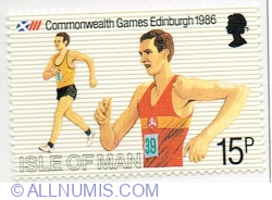 15 Pence 1986 - Race Walking