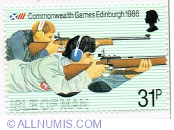 31 Pence 1986 - Rifle-Shooting