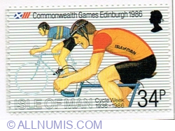 34 Pence 1986 - Cycling