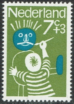 Image #1 of 7 + 3 Centi 1964 - Copil pictand