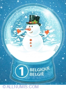 Image #1 of "1" 2022 - Snowglobe with Snowman