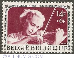 Image #1 of 14 + 6 Francs 1976 - International Music Contest Queen Elisabeth
