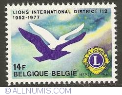 Image #1 of 14 Francs 1977 - Birds & Lions Emblem