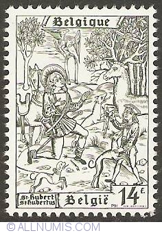Image #1 of 14 Francs 1977 - Legend of St-Hubert