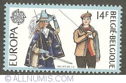 Image #1 of 14 Francs 1981 - d'Artagnan and Woltje