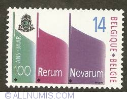 Image #1 of 14 Francs 1991 - Centennial Encyclical Rerum Novarum