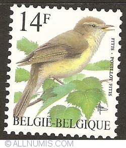 Image #1 of 14 Francs 1995 - Willow Warbler
