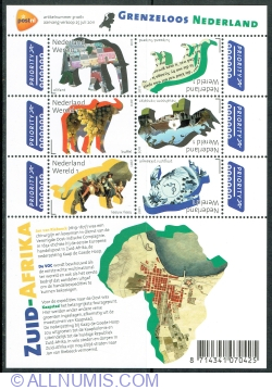 6 x 1 World 2011 - Pretty Netherlands: Map of Africa