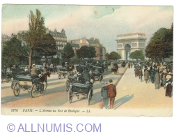 Paris - L'Avenue du Bois de Boulogne (1915)