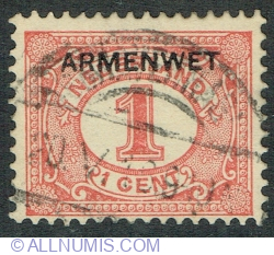 Image #1 of 1 Cent 1913 - Armenwet