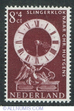 Image #1 of 8 + 4 Centi 1962 - Ceas cu pendul