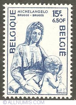 Image #1 of 15 + 6,50 Francs 1975 - Michelangelo - Madonna with Child