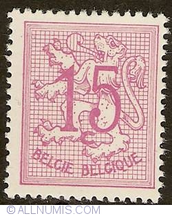 15 Centimes 1959 - Heraldic Lion