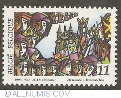Image #1 of 11 Francs 1993 - Ommegang of Brussels