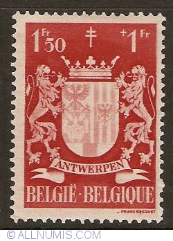 Image #1 of 1,50 + 1 Francs 1945 - Province of Antwerp