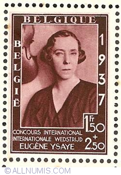 1,50+2,50 Francs 1937 - Queen Elisabeth