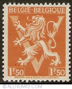 1,50 Francs 1944 - BELGIE-BELGIQUE