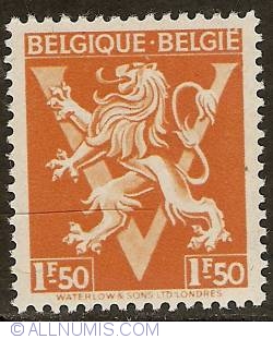 1,50 Francs 1944 - BELGIQUE-BELGIE