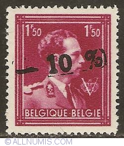 Image #1 of 1,50 Francs 1946 with overprint -10%
