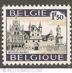 Image #1 of 1,50 Francs 1971 - Mechelen - City Hall