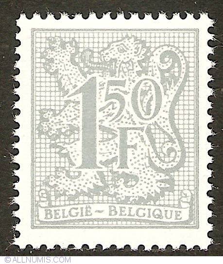 1,50 Francs 1978 - Heraldic Lion, Coat of Arms - Circulation stamps ...