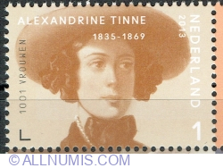 1° 2013 - Alexandrine Tinne (Haga 1835 - Ghat, Libia 1869)