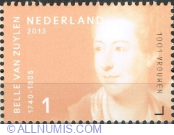 1° 2013 - Belle van Zuylen (Zuylen 1740 - Colombier, Elveția 1805)