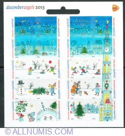 20 x December ° 2013 - December Stamps