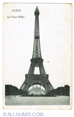 Paris - Eiffel Tower (1916)