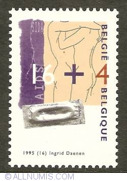 16 + 4 Francs 1995 - Fight against AIDS