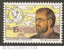 Image #1 of 16 Francs 1994 - Beatification of Father Damien