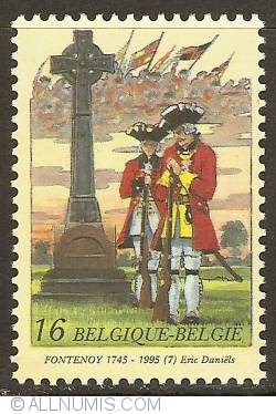 Image #1 of 16 Francs 1995 - Battle of Fontenoy
