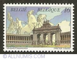 Image #1 of 16 Francs 1996 - Cinquantenaire - Triumphal Arch