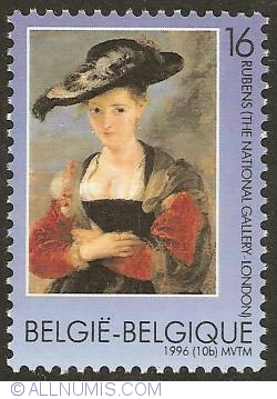 16 Francs 1996 - Pieter Paul Rubens - Susanna Fourment