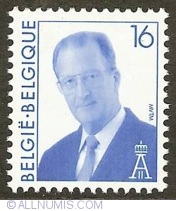 Image #1 of 16 Francs 1996 - King Albert II