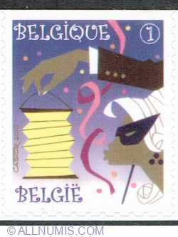 Image #1 of "1" 2010 - Party Stamp - Carnival