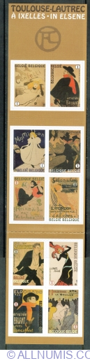Booklet Henri de Toulouse-Lautrec in Ixelles - Elsene 2011